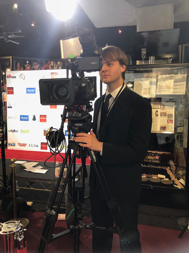 A.J. Martinsen at the Academy Awards