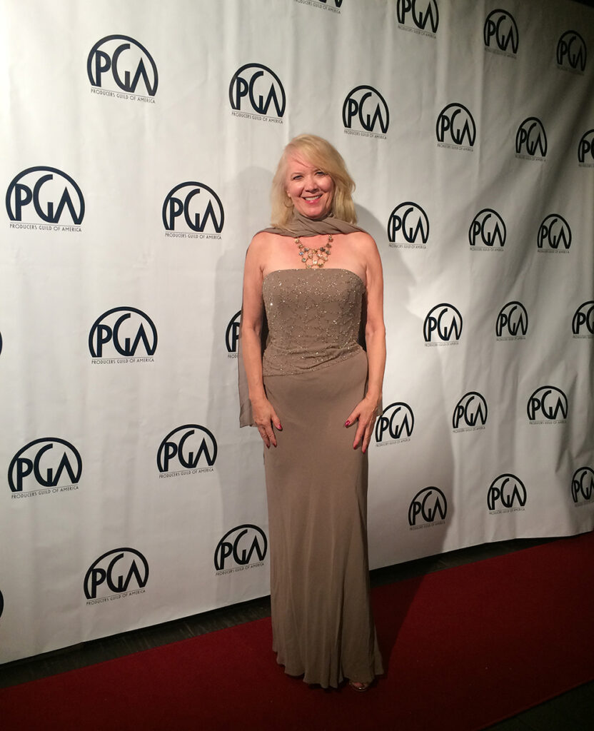 Terri Marie at the Producer's Guild Event during the Emmy's.